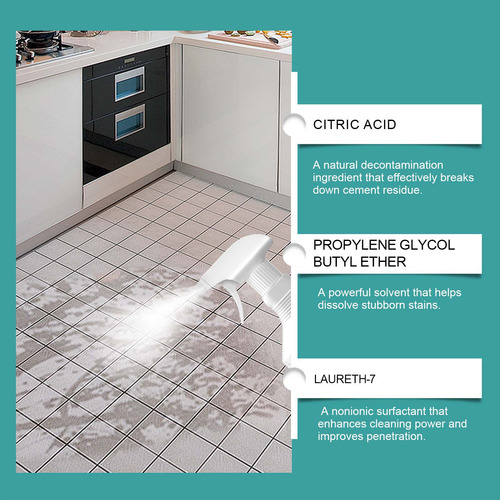 I Cement Cleaner, Potente Disolvente, Para Azulejos De Pared