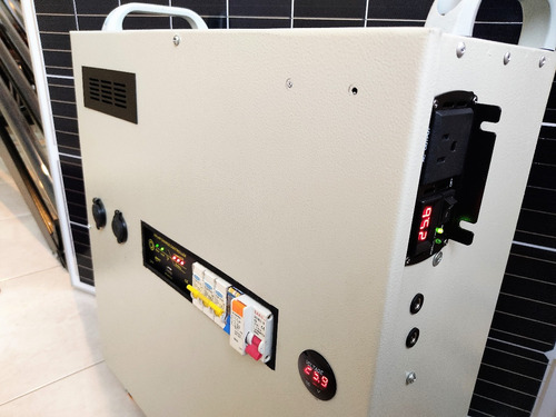 Kit Planta Panel Solar Monoperc Fv-500 Apto Minibar Nevera A