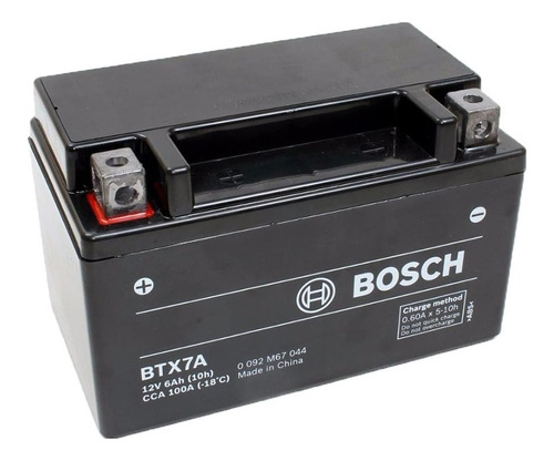 Imagen 1 de 4 de Bateria Moto Bosch Ytx7a-bs Zanella Rx Styler 150 Suzuki 125
