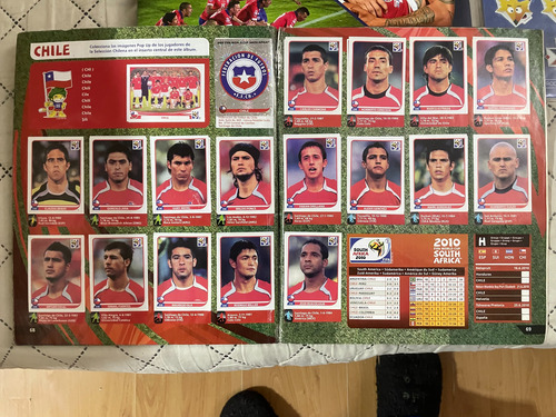 Pack Álbum Panini Selección Chile Mundial Y Copa América Kit (Usado)