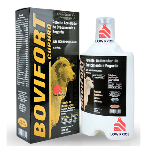 Modificador Orgânico Bovifort 500ml Vitamínico Gado