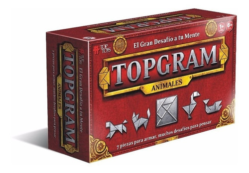 Juego De Mesa P/ Chicos Topgram Animales Top Toys Lelab