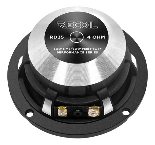Par Parlantes Recoil Medios 3,5 Pulgadas 30w Rms 4 Ohms