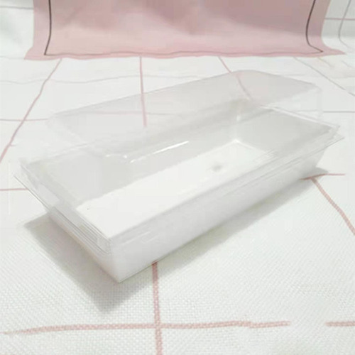 50 Cajas De Comida Con Tapa Transparente Para Llevar, Largo