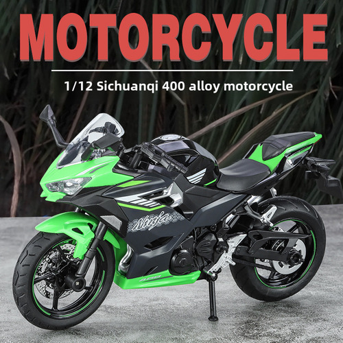 1:12 Kawasaki 400 En Caja Gris - 1:12 Kawasaki Ninja 400 All