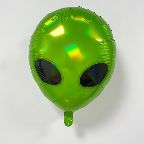 Globo Alien Verde Halloween Alienígenas Fiestas Cumpleaños