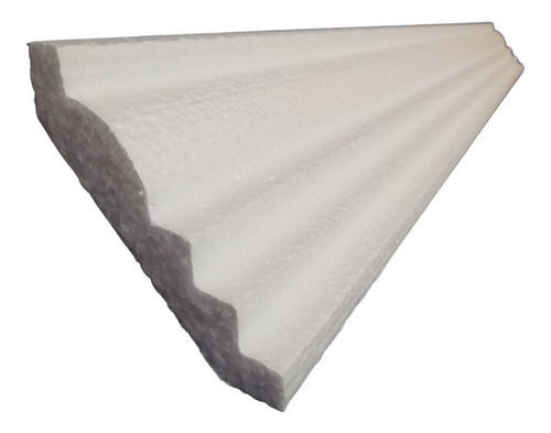 Moldura Teto Isopor Eps Sanca Roda Forro 12 Cm Kit 50 Mts