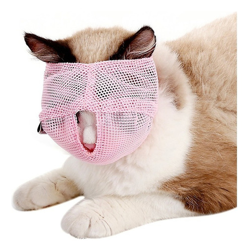 Malla Transpirable Adorable Gato Anti Baño Bolsa De Suminist