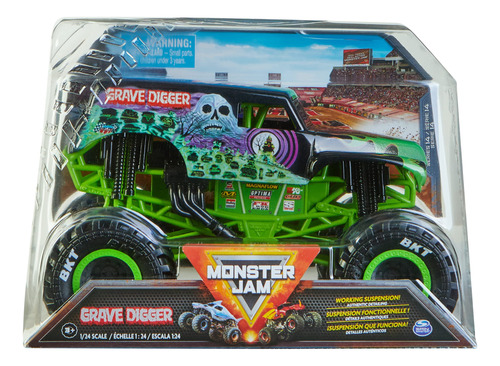 Excavadora De Tumbas Monster Jam De Monster Truck Fundida A