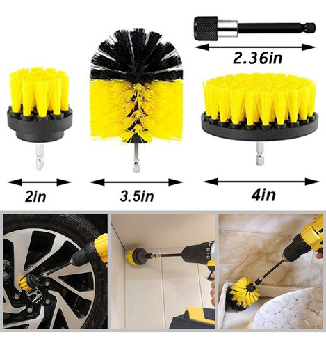 Kit De Limpieza De 64 Piezas Para Pulir El Coche, Esponja En