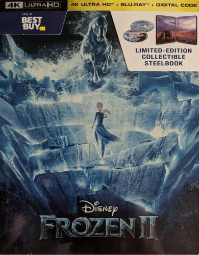 Frozen 2 Dos Disney Steelbook Pelicula 4k Ultra Hd + Blu-ray