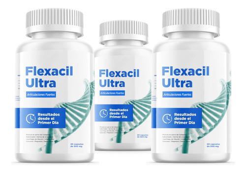 Pack 3x2 Suplemento Nutricional Flexacil Ultra