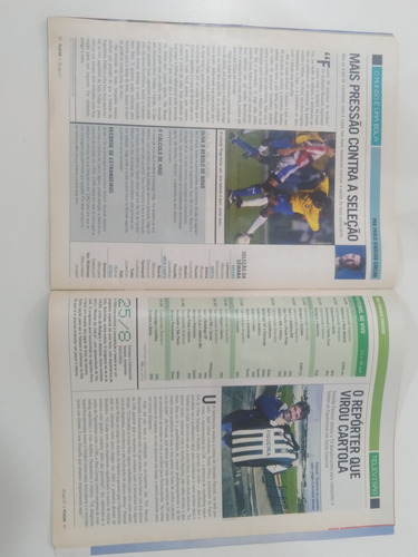 Revista Placar Semanal Edição 28/08/2001 Ano 21 (Usado)
