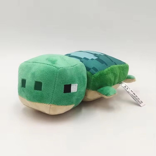 Peluche De Tortuga 20cm Minecraft, Lindo Y Suave! Verde