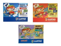 Comprar Pack Block Dibujo Luma Escolar N 5 Blanco + Color + Pastel
