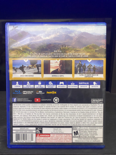 Tom Clancys Ghost Recon Wildlands Spanish Ps4 (Usado)