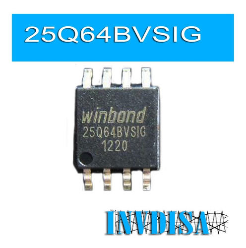 Winbond 25q64bvsig W25q64bvsig 25q64bvs1g Nuevo Original (Usado)