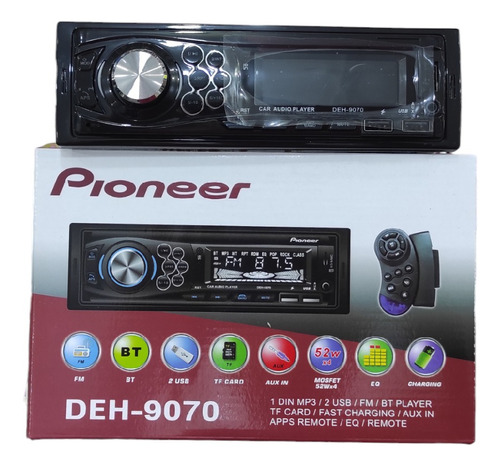 Reproductor Pioneer Bluetooth Mp3 Usb - Radio - Control