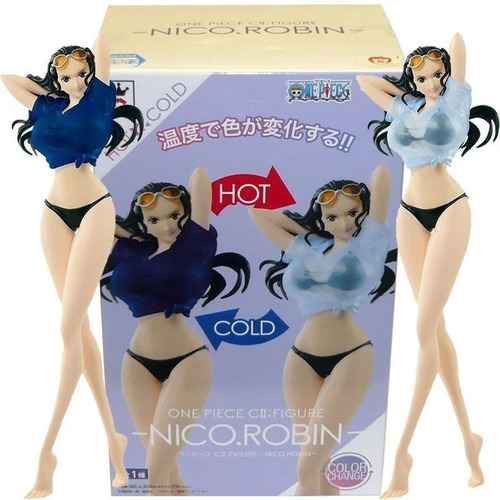 Figura De Ação One Piece Nico Robin Hot Cold Cii Original