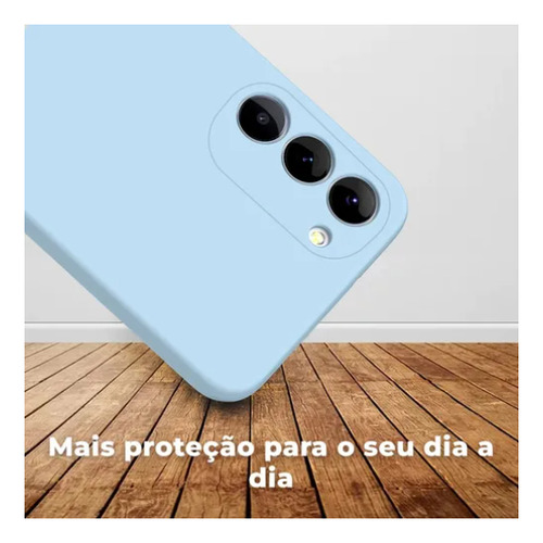 Capa Colors Samsung S25 Plus Azul Lisa