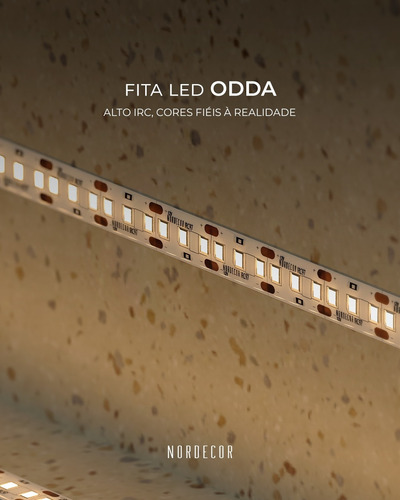 4x Fita Led Nordecor 7228 Dimerizável 21w/m 1976lm 5mt Irc97