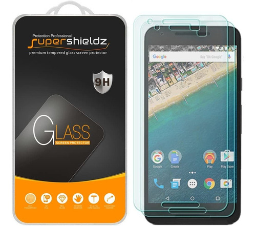 Protector De Pantalla Para LG Nexus 5x Supershieldz 2-pack