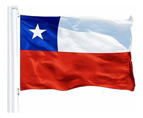 Bandera Eeuu G128 - Bandera De Chile (chile) | 3x5 Pies | Im