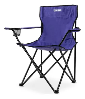 Silla Para Acampar Playa Y Pesca Plegable Portatil Gaon Color Morado