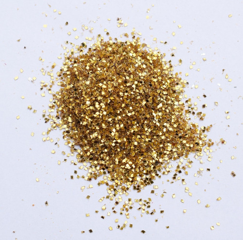 Glitter Brocal Prata Dourada 500g Cor Dourado