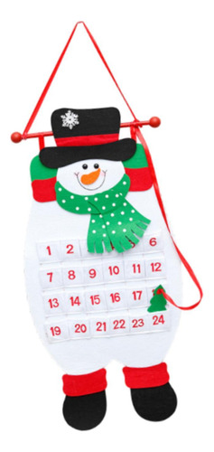 Calendario De Adviento De Navidad, Decoración Colgante