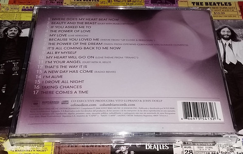 Celine Dion My Love Essential Collection Cd (p) 2008 Nuevo!