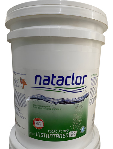 Cloro Instantáneo Nataclor Balde X 20 Kg.