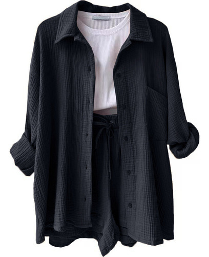 2 Piezas Conjunto De Algodón Para Mujer, Ropa + Pantalones