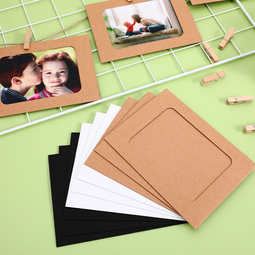 30 Marcos De Fotos Vorcool De Papel Kraft Para Colgar En La