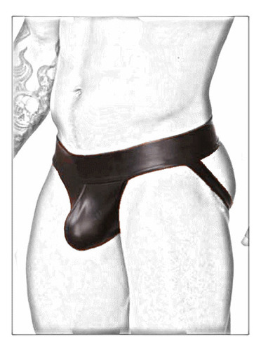 Tanga Doble Casual Transpirable De Cintura Baja De Cuero Sól