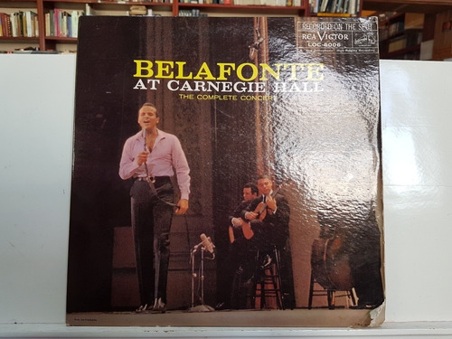 Lp - Acetato - Belafonte - At Carnegie Hall - 1959