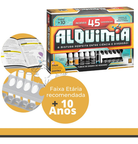 Jogo Educacional Ciências Alquimia 45 Experiências Práticas