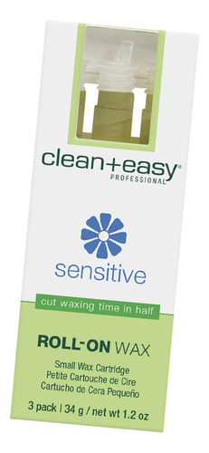 Clean + Easy Recambio De Cera Enrollable Pequena Sensible, P