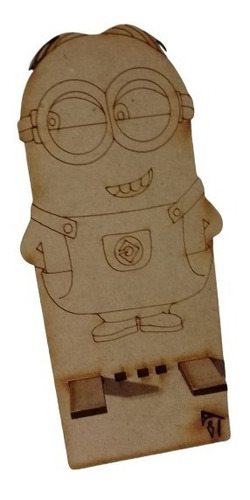 Porta Celular Fibrofacil Minions 7x18 Cm Morema Trece X10u