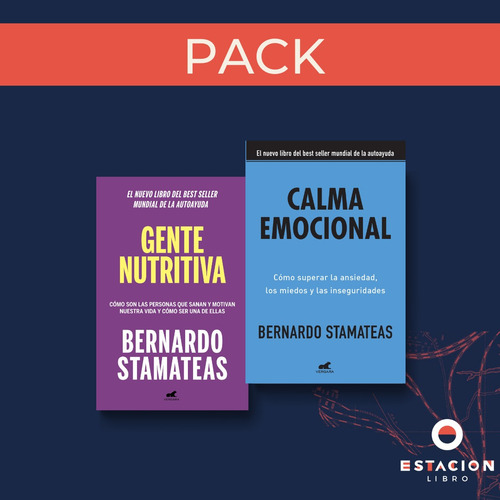 Imagen 1 de 2 de Packsale Gente Nutritiva + Calma Emocional - Bernardo Stamat