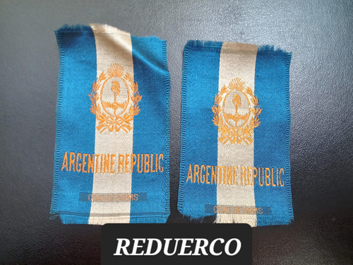 Escudo De Armas República Argentina Impreso En Tela 7x4,5 Cm