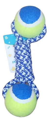 Juguete Perro Soga Pelotas Nudo Anti Ansiedad Premium