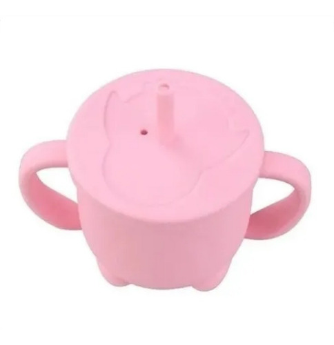 Vasos Entrenadores D Silicon Bebé Popote Sin Bpa Pack 3 Pzas