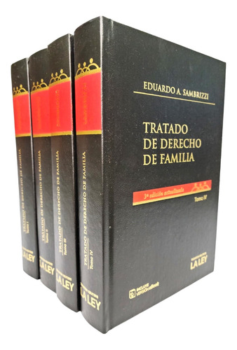 Tratado De Derecho De Familia 3a Ed. 4 Tomos Sambrizzi
