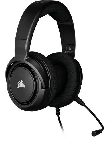 Imagen 4 de 4 de Auriculares Corsair Hs35 Stereo Cable Black Pc Ps4 Xbox