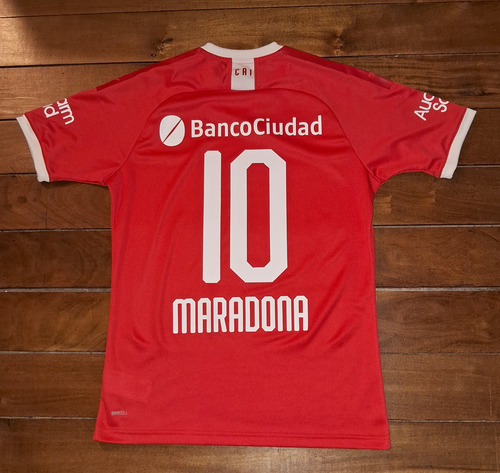 Camiseta De Independiente 2019 Puma 10 Maradona (Usado)