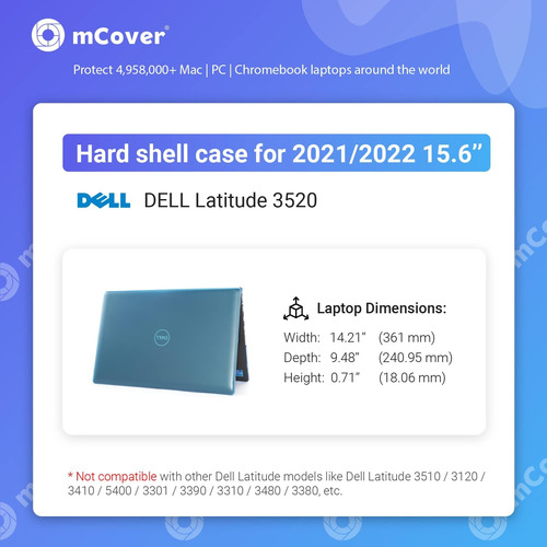 Funda Solo Compatible Con Computadora Portátil Dell Latitude