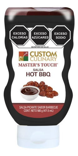 Salsa Hot Bbq 580g Custom Culinary Apachurrable Snacks