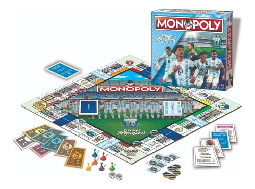 Monopoly Popular Juego De Mesa Selección Argentina Afa