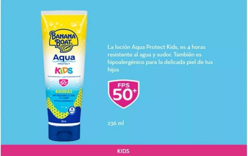 Kit 4 Protectores Solares Bloqueador 50 Fps Banana Boat